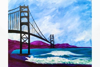 Virtual Paint Nite: Golden Gate Waves
